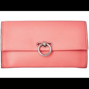 Rebecca Minkoff Jean Clutch in Coral